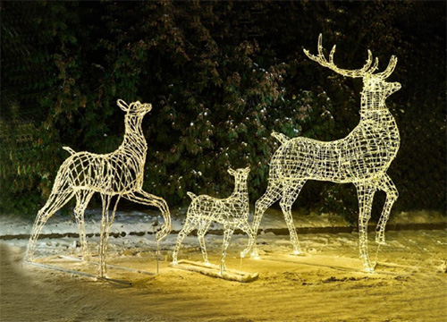 Светодиодные фигуры животных в Тюмени